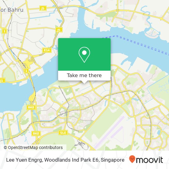 Lee Yuen Engrg, Woodlands Ind Park E6 map