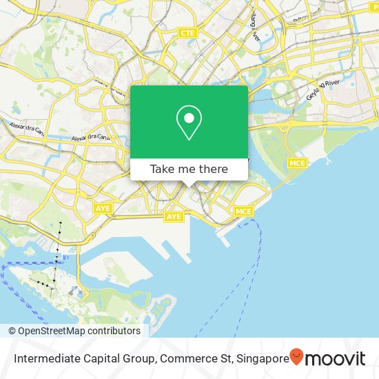 Intermediate Capital Group, Commerce St map