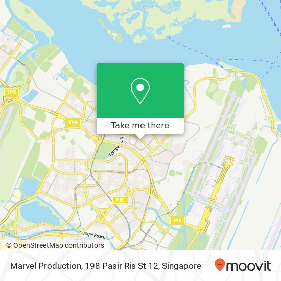 Marvel Production, 198 Pasir Ris St 12 map