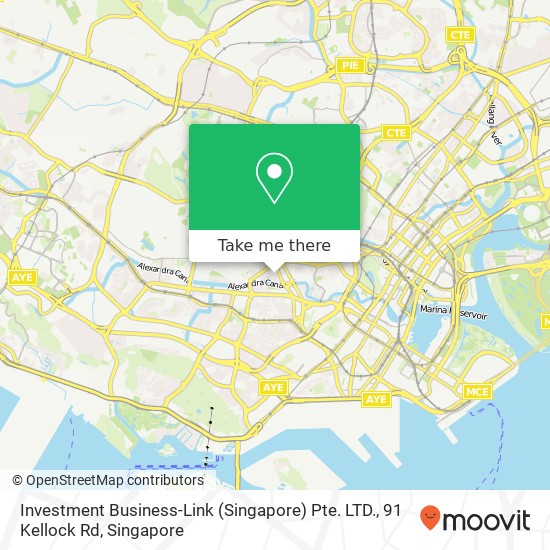 Investment Business-Link (Singapore) Pte. LTD., 91 Kellock Rd地图