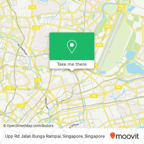 Upp Rd Jalan Bunga Rampai, Singapore map