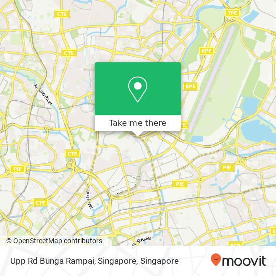 Upp Rd Bunga Rampai, Singapore map