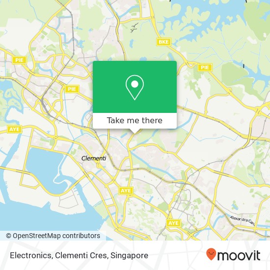 Electronics, Clementi Cres map