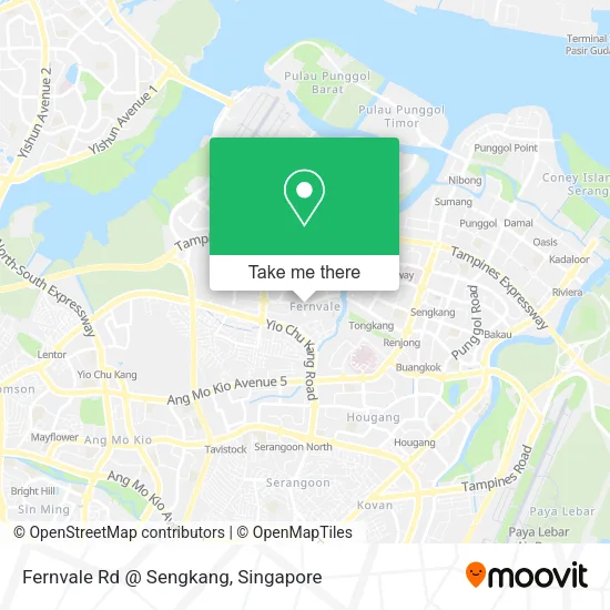 Fernvale Rd @ Sengkang map