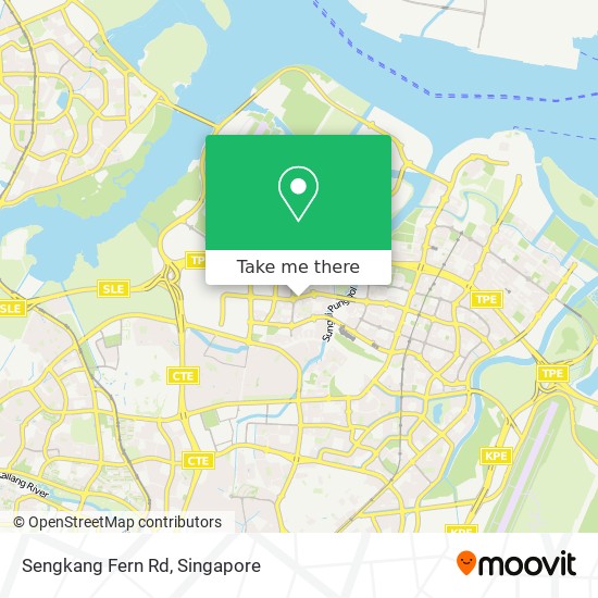 Sengkang Fern Rd map