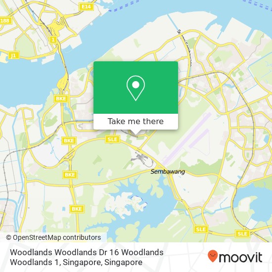 Woodlands Woodlands Dr 16 Woodlands Woodlands 1, Singapore map
