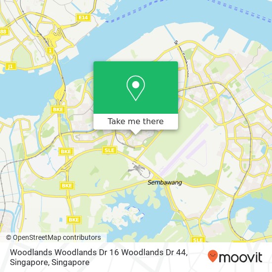 Woodlands Woodlands Dr 16 Woodlands Dr 44, Singapore地图