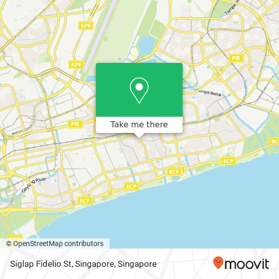 Siglap Fidelio St, Singapore map