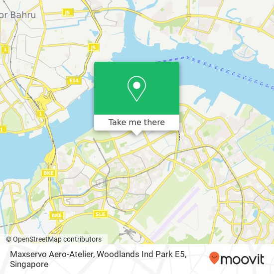 Maxservo Aero-Atelier, Woodlands Ind Park E5 map