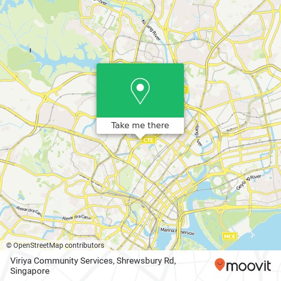 Viriya Community Services, Shrewsbury Rd map