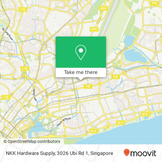 NKK Hardware Supply, 3026 Ubi Rd 1 map