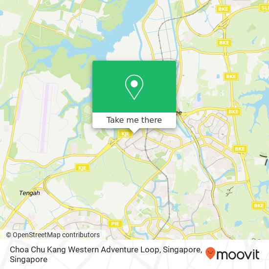 Choa Chu Kang Western Adventure Loop, Singapore map