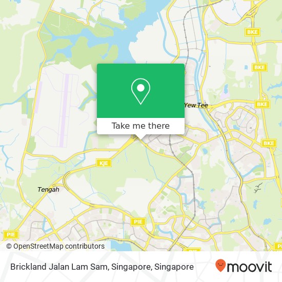 Brickland Jalan Lam Sam, Singapore map