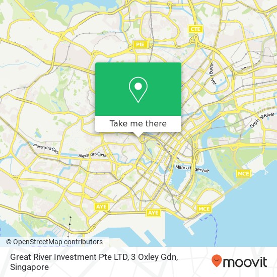 Great River Investment Pte LTD, 3 Oxley Gdn地图
