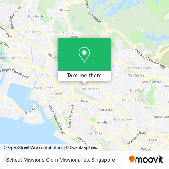 Scheut Missions-Cicm Missionaries map