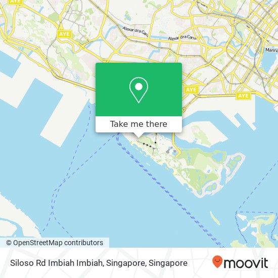 Siloso Rd Imbiah Imbiah, Singapore map