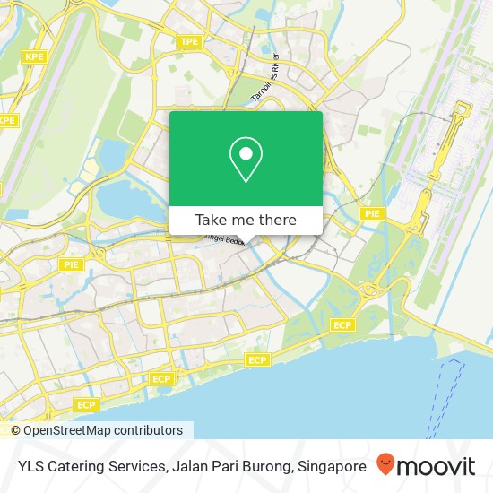 YLS Catering Services, Jalan Pari Burong map