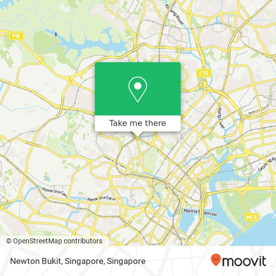 Newton Bukit, Singapore地图