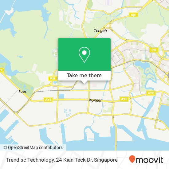 Trendisc Technology, 24 Kian Teck Dr地图