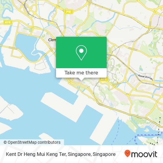 Kent Dr Heng Mui Keng Ter, Singapore map