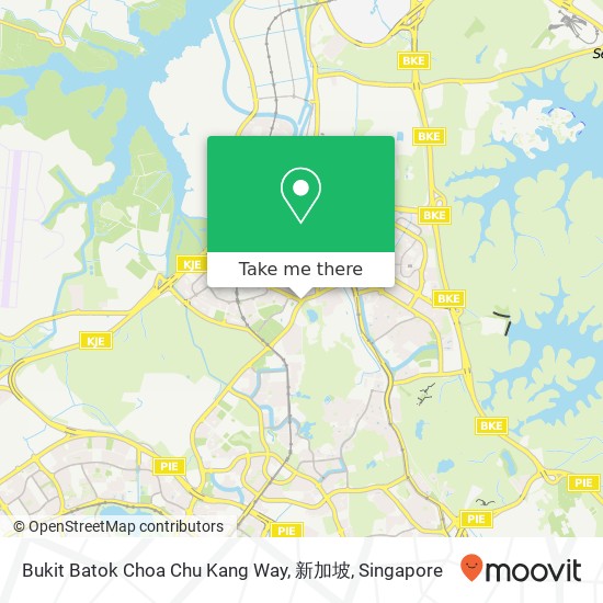Bukit Batok Choa Chu Kang Way, 新加坡 map