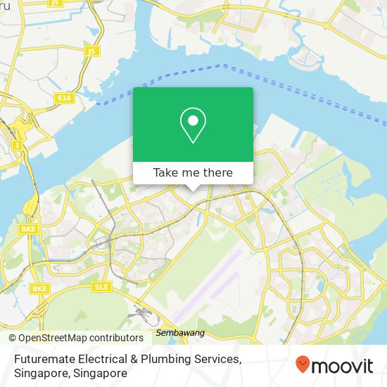 Futuremate Electrical & Plumbing Services, Singapore map