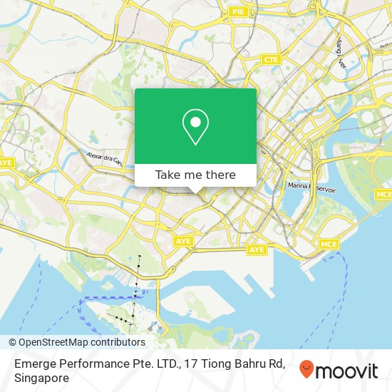 Emerge Performance Pte. LTD., 17 Tiong Bahru Rd地图