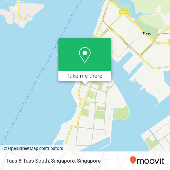 Tuas 8 Tuas South, Singapore地图