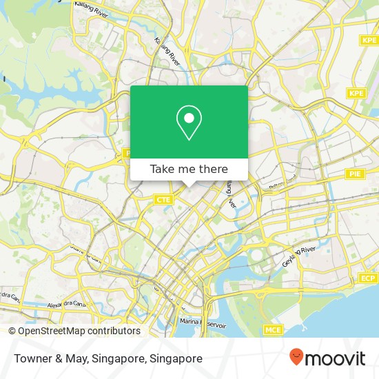 Towner & May, Singapore地图