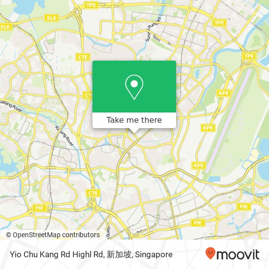 Yio Chu Kang Rd Highl Rd, 新加坡 map