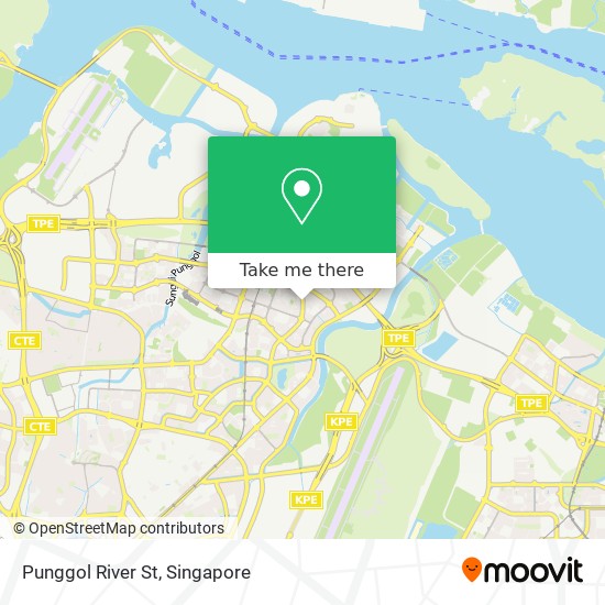 Punggol River St map