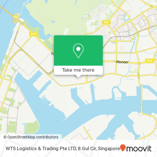 WTS Logistics & Trading Pte LTD, 8 Gul Cir map