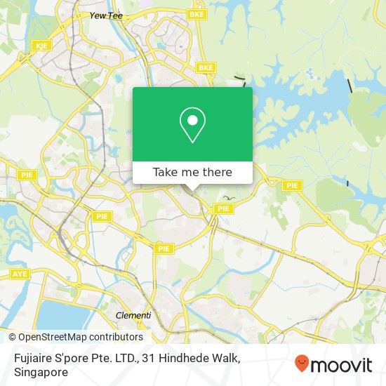 Fujiaire S'pore Pte. LTD., 31 Hindhede Walk map