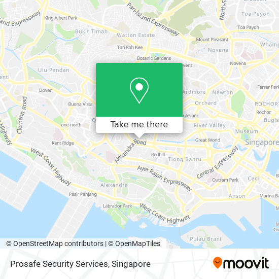 Prosafe Security Services map