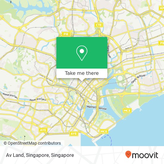 Av Land, Singapore map