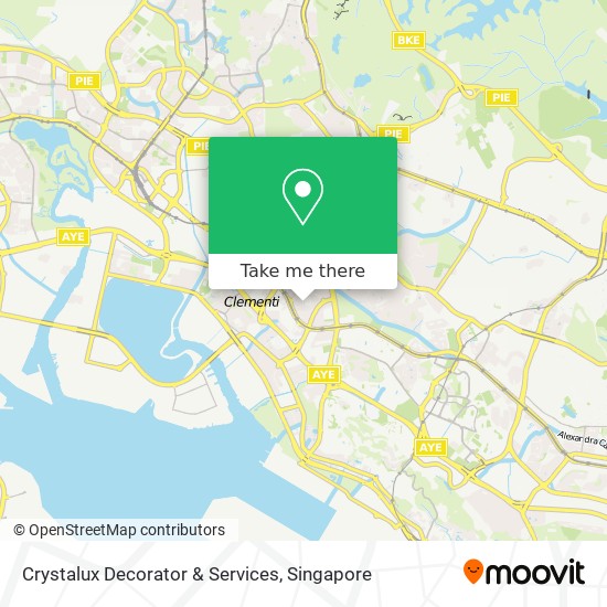 Crystalux Decorator & Services map