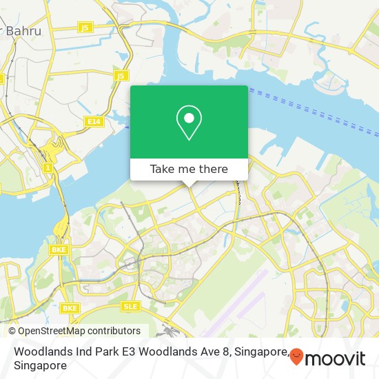 Woodlands Ind Park E3 Woodlands Ave 8, Singapore map