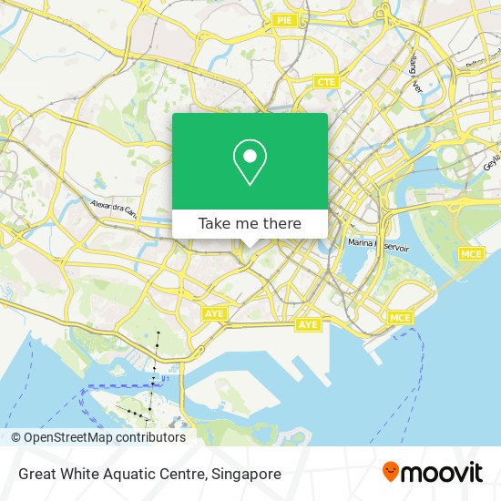 Great White Aquatic Centre map