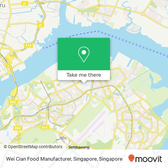 Wei Cian Food Manufacturer, Singapore地图