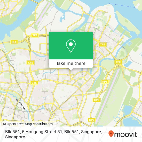 Blk 551, 5 Hougang Street 51, Blk 551, Singapore map