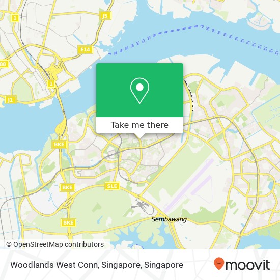 Woodlands West Conn, Singapore map