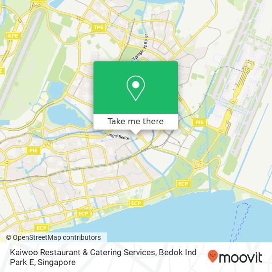 Kaiwoo Restaurant & Catering Services, Bedok Ind Park E地图