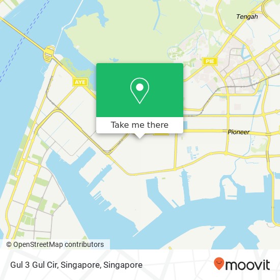 Gul 3 Gul Cir, Singapore map