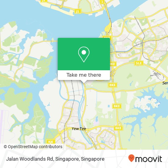 Jalan Woodlands Rd, Singapore map