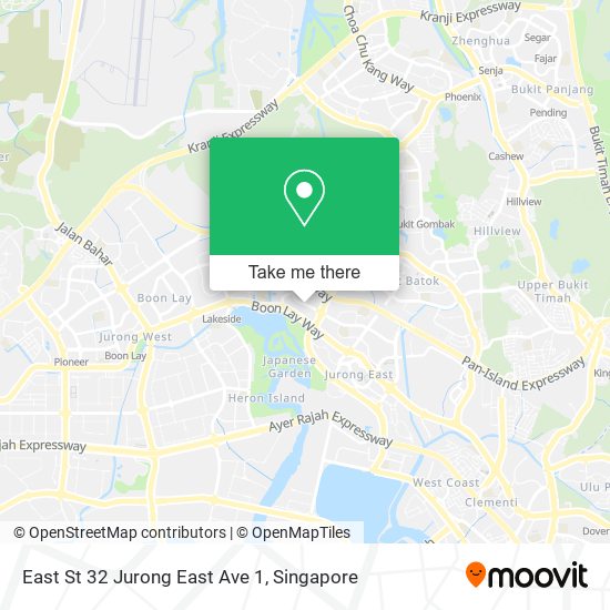 East St 32 Jurong East Ave 1 map