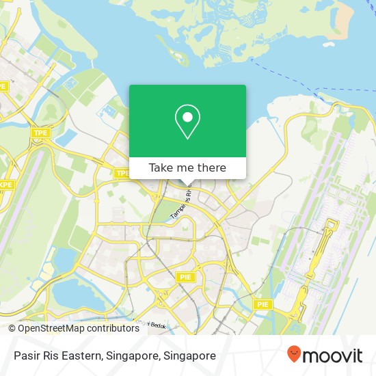 Pasir Ris Eastern, Singapore map