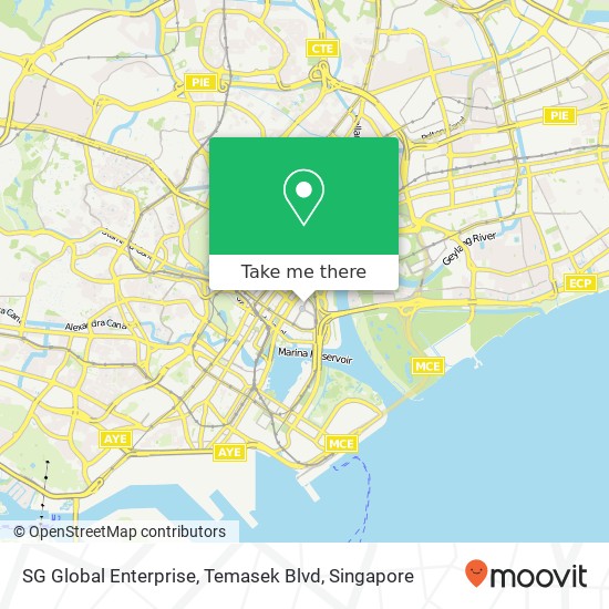 SG Global Enterprise, Temasek Blvd map