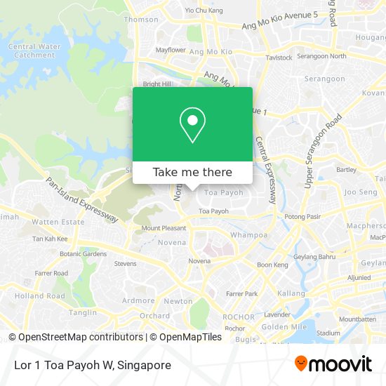 Lor 1 Toa Payoh W地图