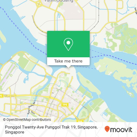 Ponggol Twenty-Ave Punggol Trak 19, Singapore地图