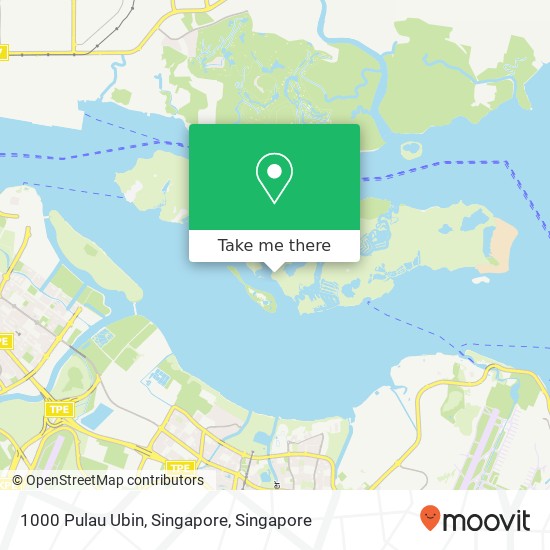 1000 Pulau Ubin, Singapore地图